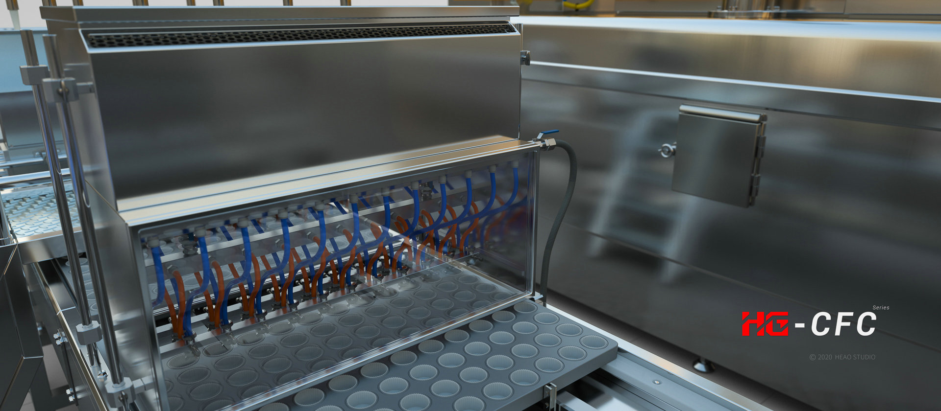Full-automatic Center Filled/Cup Cake Production Line