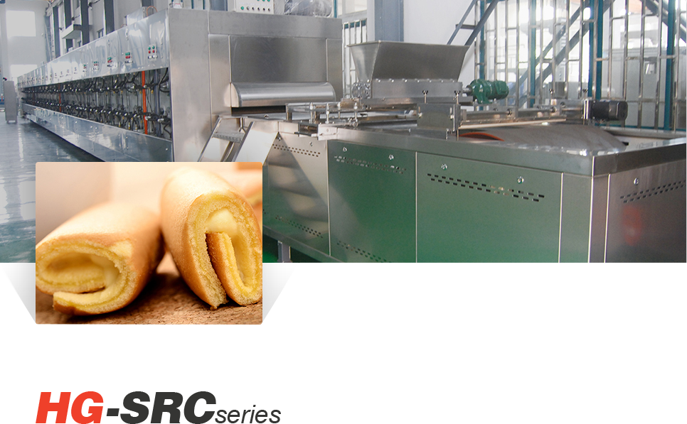 Full automatic Swiss Roll & Layer cake Production Line