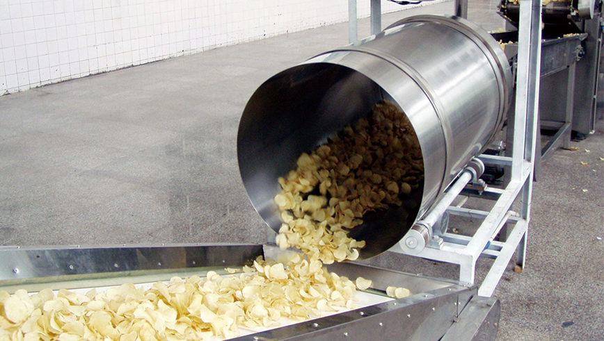 Freeze drying Lyophilisation lyophilisateur industriel - ligne production  FRITES chips French fries