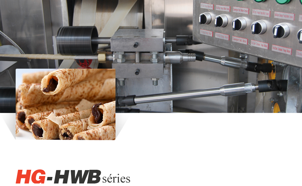 What is the operation process of the automatic wafer biscuit production line?