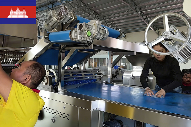 Compound Potato Chips Production Line - Cambodia
